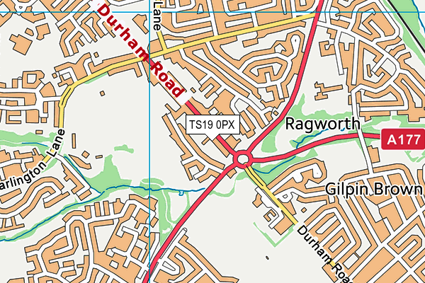 TS19 0PX map - OS VectorMap District (Ordnance Survey) TS19 0PX map - OS VectorMap District (Ordnance Survey)