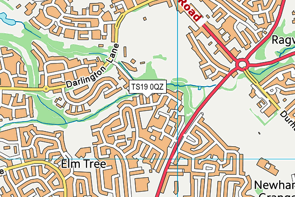 TS19 0QZ map - OS VectorMap District (Ordnance Survey) TS19 0QZ map - OS VectorMap District (Ordnance Survey)