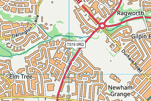 TS19 0RQ map - OS VectorMap District (Ordnance Survey) TS19 0RQ map - OS VectorMap District (Ordnance Survey)