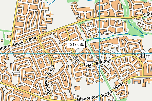 TS19 0SU map - OS VectorMap District (Ordnance Survey) TS19 0SU map - OS VectorMap District (Ordnance Survey)