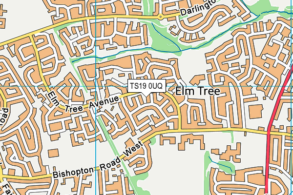 TS19 0UQ map - OS VectorMap District (Ordnance Survey) TS19 0UQ map - OS VectorMap District (Ordnance Survey)