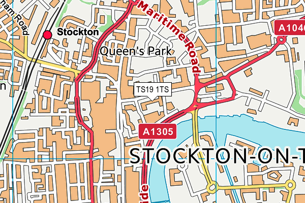 TS19 1TS map - OS VectorMap District (Ordnance Survey) TS19 1TS map - OS VectorMap District (Ordnance Survey)