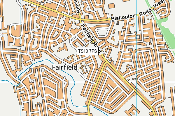 TS19 7PS map - OS VectorMap District (Ordnance Survey) TS19 7PS map - OS VectorMap District (Ordnance Survey)