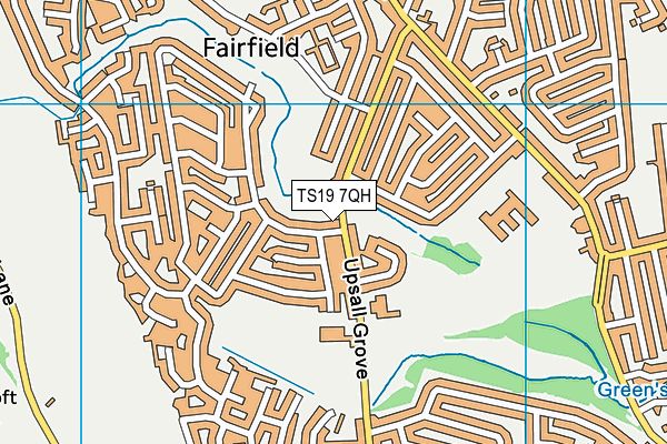 TS19 7QH map - OS VectorMap District (Ordnance Survey) TS19 7QH map - OS VectorMap District (Ordnance Survey)