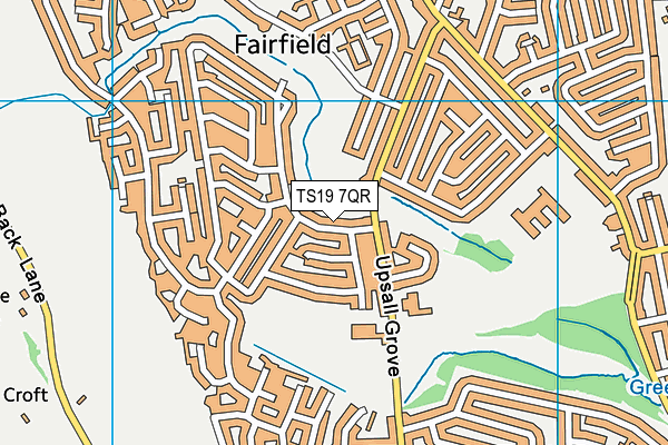 TS19 7QR map - OS VectorMap District (Ordnance Survey) TS19 7QR map - OS VectorMap District (Ordnance Survey)