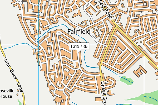 TS19 7RB map - OS VectorMap District (Ordnance Survey) TS19 7RB map - OS VectorMap District (Ordnance Survey)