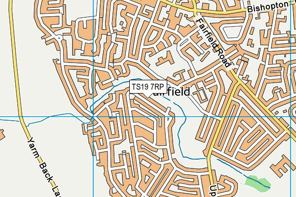 TS19 7RP map - OS VectorMap District (Ordnance Survey) TS19 7RP map - OS VectorMap District (Ordnance Survey)