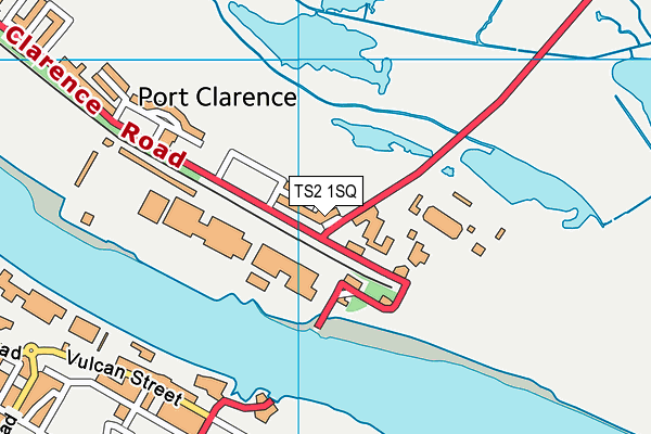 TS2 1SQ map - OS VectorMap District (Ordnance Survey) TS2 1SQ map - OS VectorMap District (Ordnance Survey)