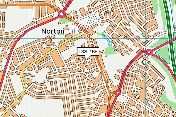 TS20 1BH map - OS VectorMap District (Ordnance Survey) TS20 1BH map - OS VectorMap District (Ordnance Survey)
