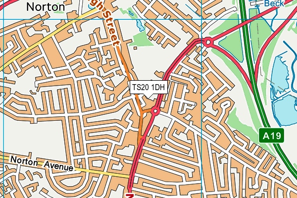 TS20 1DH map - OS VectorMap District (Ordnance Survey) TS20 1DH map - OS VectorMap District (Ordnance Survey)