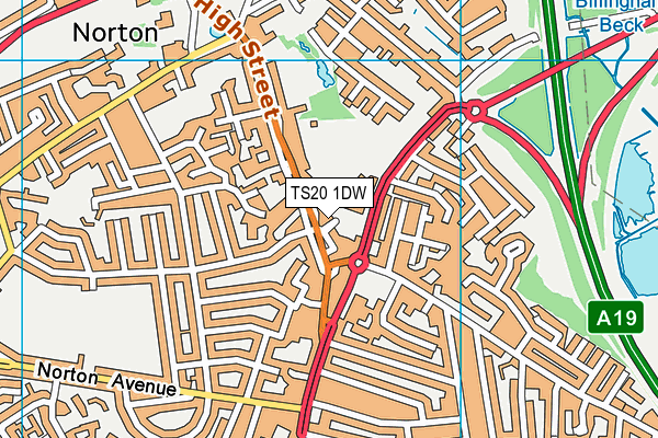 TS20 1DW map - OS VectorMap District (Ordnance Survey) TS20 1DW map - OS VectorMap District (Ordnance Survey)