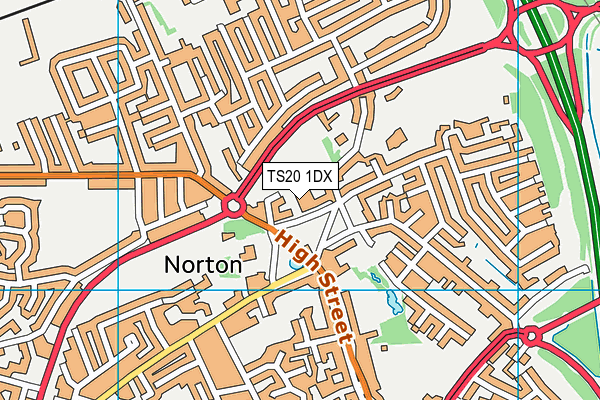 TS20 1DX map - OS VectorMap District (Ordnance Survey) TS20 1DX map - OS VectorMap District (Ordnance Survey)