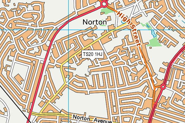 TS20 1HJ map - OS VectorMap District (Ordnance Survey) TS20 1HJ map - OS VectorMap District (Ordnance Survey)