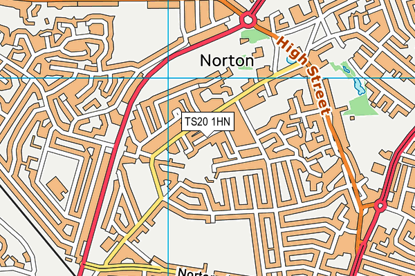 TS20 1HN map - OS VectorMap District (Ordnance Survey) TS20 1HN map - OS VectorMap District (Ordnance Survey)