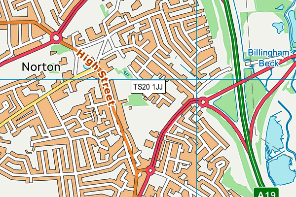 TS20 1JJ map - OS VectorMap District (Ordnance Survey) TS20 1JJ map - OS VectorMap District (Ordnance Survey)