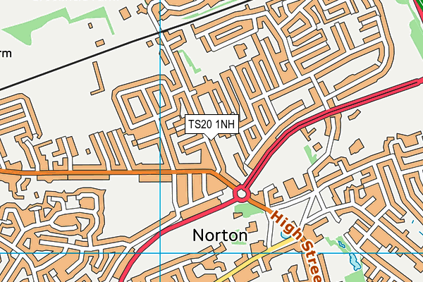 TS20 1NH map - OS VectorMap District (Ordnance Survey) TS20 1NH map - OS VectorMap District (Ordnance Survey)