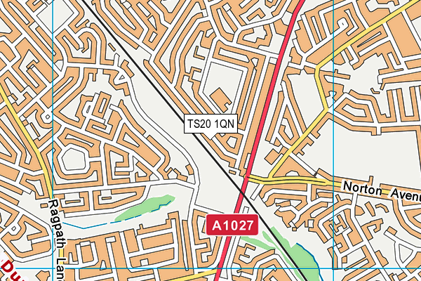 TS20 1QN map - OS VectorMap District (Ordnance Survey) TS20 1QN map - OS VectorMap District (Ordnance Survey)