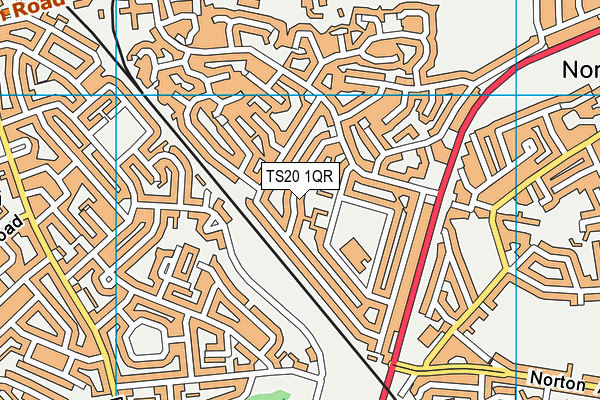 TS20 1QR map - OS VectorMap District (Ordnance Survey) TS20 1QR map - OS VectorMap District (Ordnance Survey)