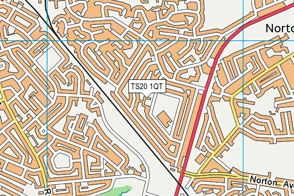 TS20 1QT map - OS VectorMap District (Ordnance Survey) TS20 1QT map - OS VectorMap District (Ordnance Survey)