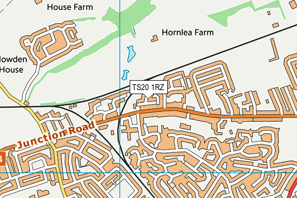 TS20 1RZ map - OS VectorMap District (Ordnance Survey) TS20 1RZ map - OS VectorMap District (Ordnance Survey)