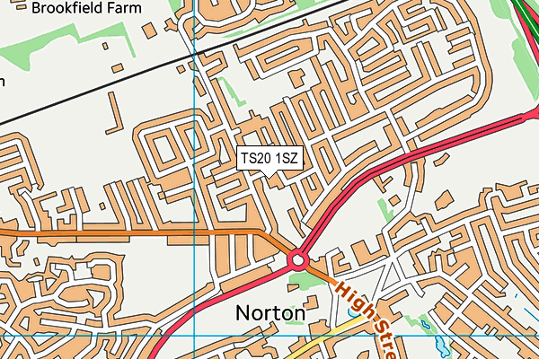 TS20 1SZ map - OS VectorMap District (Ordnance Survey) TS20 1SZ map - OS VectorMap District (Ordnance Survey)