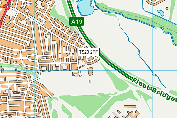TS20 2TF map - OS VectorMap District (Ordnance Survey) TS20 2TF map - OS VectorMap District (Ordnance Survey)