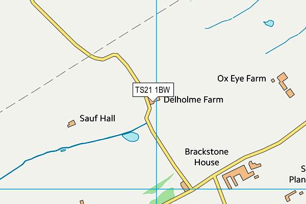 TS21 1BW map - OS VectorMap District (Ordnance Survey) TS21 1BW map - OS VectorMap District (Ordnance Survey)