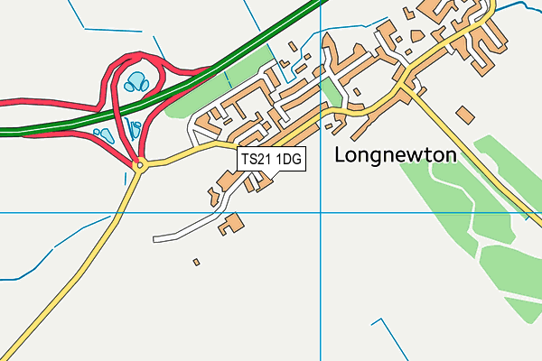 TS21 1DG map - OS VectorMap District (Ordnance Survey) TS21 1DG map - OS VectorMap District (Ordnance Survey)