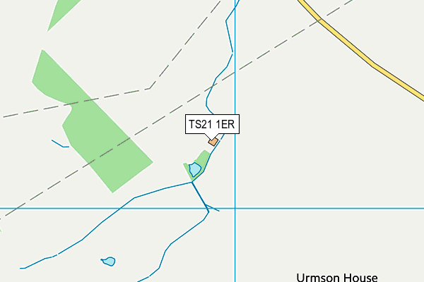 TS21 1ER map - OS VectorMap District (Ordnance Survey) TS21 1ER map - OS VectorMap District (Ordnance Survey)