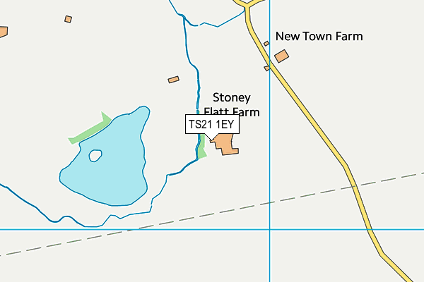 TS21 1EY map - OS VectorMap District (Ordnance Survey) TS21 1EY map - OS VectorMap District (Ordnance Survey)