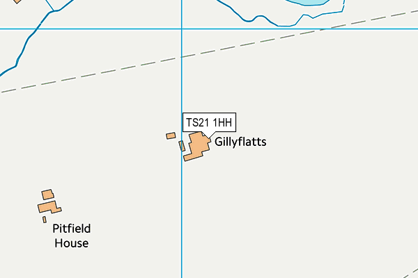 TS21 1HH map - OS VectorMap District (Ordnance Survey) TS21 1HH map - OS VectorMap District (Ordnance Survey)