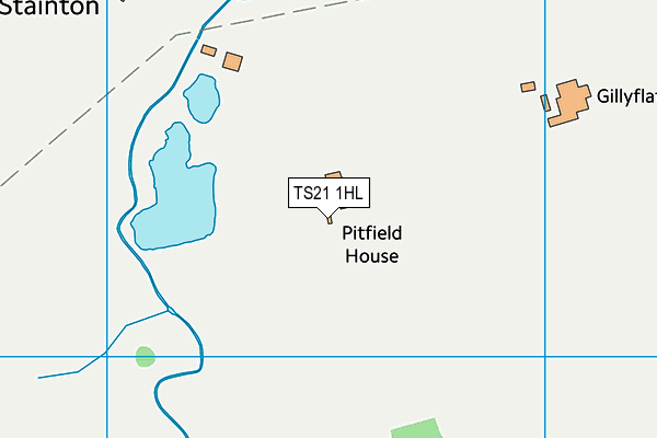 TS21 1HL map - OS VectorMap District (Ordnance Survey) TS21 1HL map - OS VectorMap District (Ordnance Survey)
