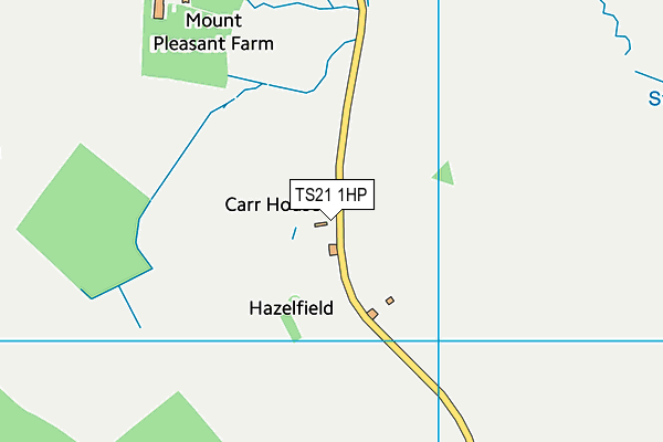 TS21 1HP map - OS VectorMap District (Ordnance Survey) TS21 1HP map - OS VectorMap District (Ordnance Survey)