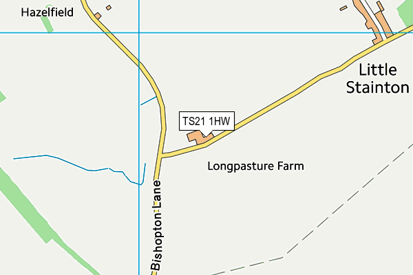 TS21 1HW map - OS VectorMap District (Ordnance Survey) TS21 1HW map - OS VectorMap District (Ordnance Survey)