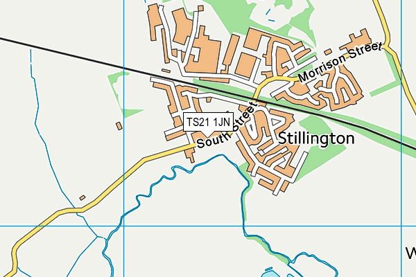 TS21 1JN map - OS VectorMap District (Ordnance Survey) TS21 1JN map - OS VectorMap District (Ordnance Survey)