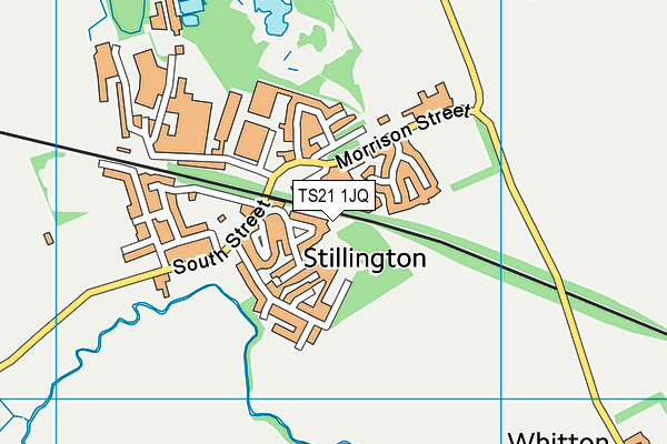 TS21 1JQ map - OS VectorMap District (Ordnance Survey) TS21 1JQ map - OS VectorMap District (Ordnance Survey)