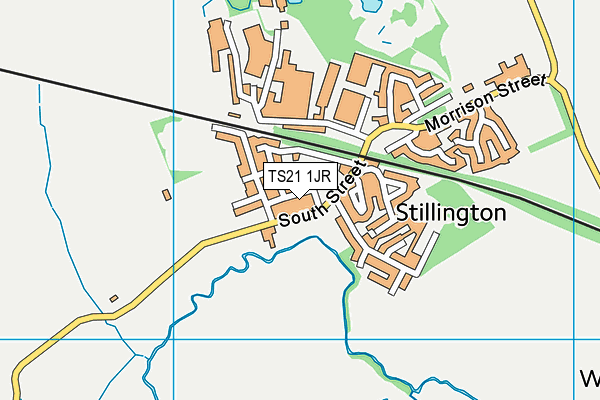 TS21 1JR map - OS VectorMap District (Ordnance Survey)