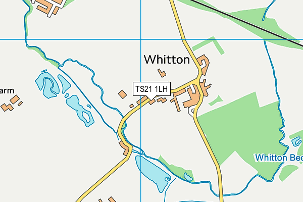 TS21 1LH map - OS VectorMap District (Ordnance Survey) TS21 1LH map - OS VectorMap District (Ordnance Survey)