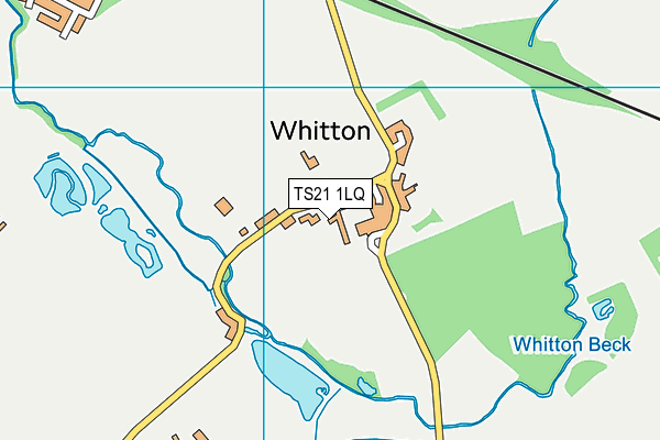 TS21 1LQ map - OS VectorMap District (Ordnance Survey) TS21 1LQ map - OS VectorMap District (Ordnance Survey)