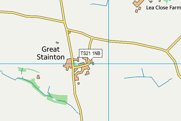 TS21 1NB map - OS VectorMap District (Ordnance Survey) TS21 1NB map - OS VectorMap District (Ordnance Survey)