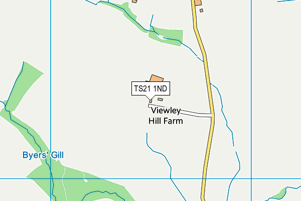 TS21 1ND map - OS VectorMap District (Ordnance Survey) TS21 1ND map - OS VectorMap District (Ordnance Survey)