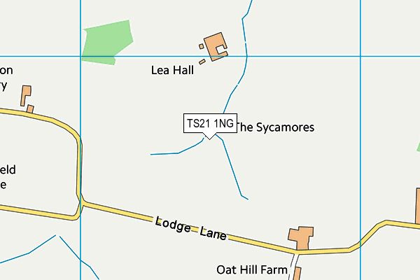TS21 1NG map - OS VectorMap District (Ordnance Survey) TS21 1NG map - OS VectorMap District (Ordnance Survey)