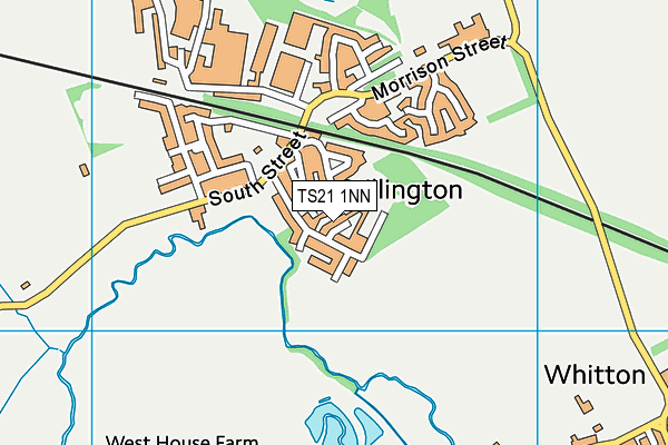 TS21 1NN map - OS VectorMap District (Ordnance Survey) TS21 1NN map - OS VectorMap District (Ordnance Survey)