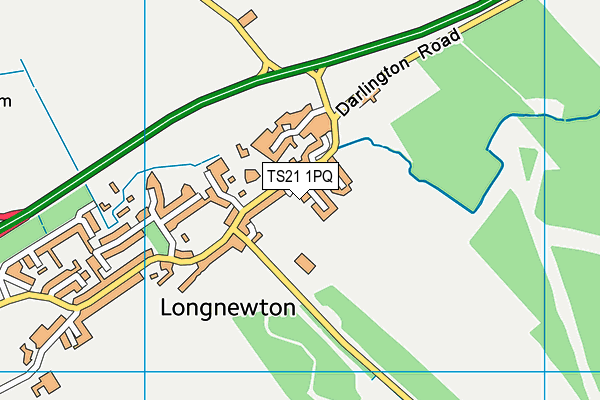 TS21 1PQ map - OS VectorMap District (Ordnance Survey) TS21 1PQ map - OS VectorMap District (Ordnance Survey)