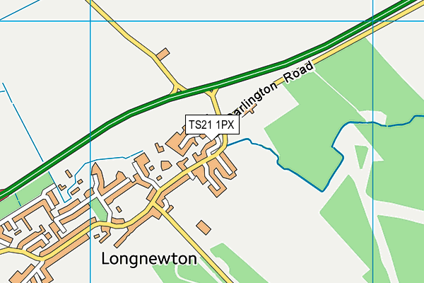 TS21 1PX map - OS VectorMap District (Ordnance Survey) TS21 1PX map - OS VectorMap District (Ordnance Survey)