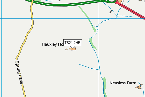 TS21 2HR map - OS VectorMap District (Ordnance Survey) TS21 2HR map - OS VectorMap District (Ordnance Survey)