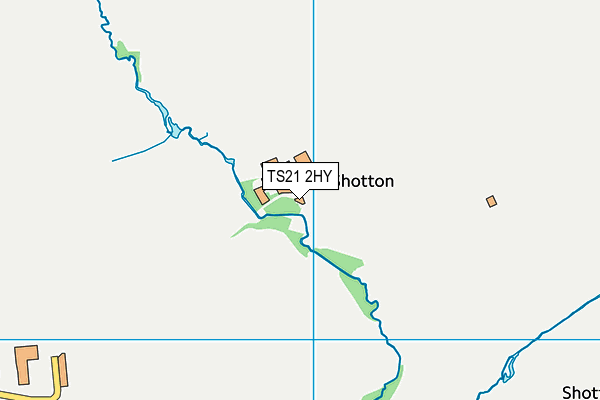 TS21 2HY map - OS VectorMap District (Ordnance Survey) TS21 2HY map - OS VectorMap District (Ordnance Survey)