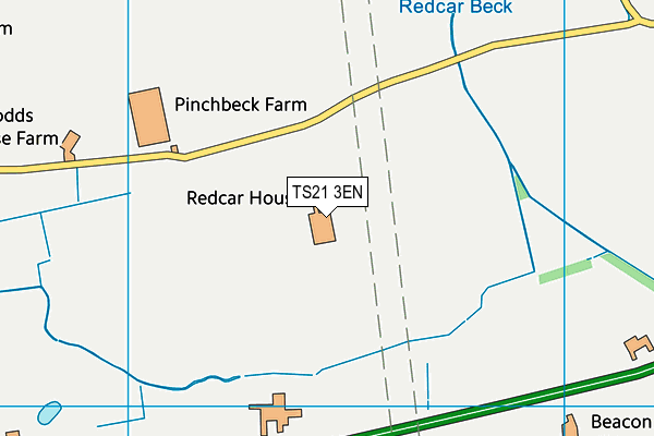 TS21 3EN map - OS VectorMap District (Ordnance Survey) TS21 3EN map - OS VectorMap District (Ordnance Survey)