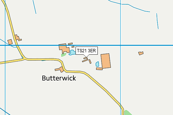 TS21 3ER map - OS VectorMap District (Ordnance Survey) TS21 3ER map - OS VectorMap District (Ordnance Survey)