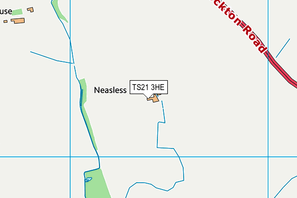 TS21 3HE map - OS VectorMap District (Ordnance Survey) TS21 3HE map - OS VectorMap District (Ordnance Survey)